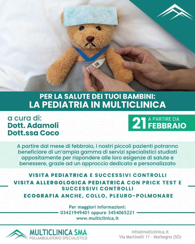locandina "Pediatria in Multiclinica"